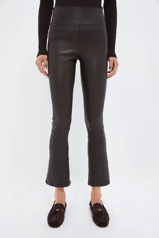 Americano Leather Ankle Flare Legging