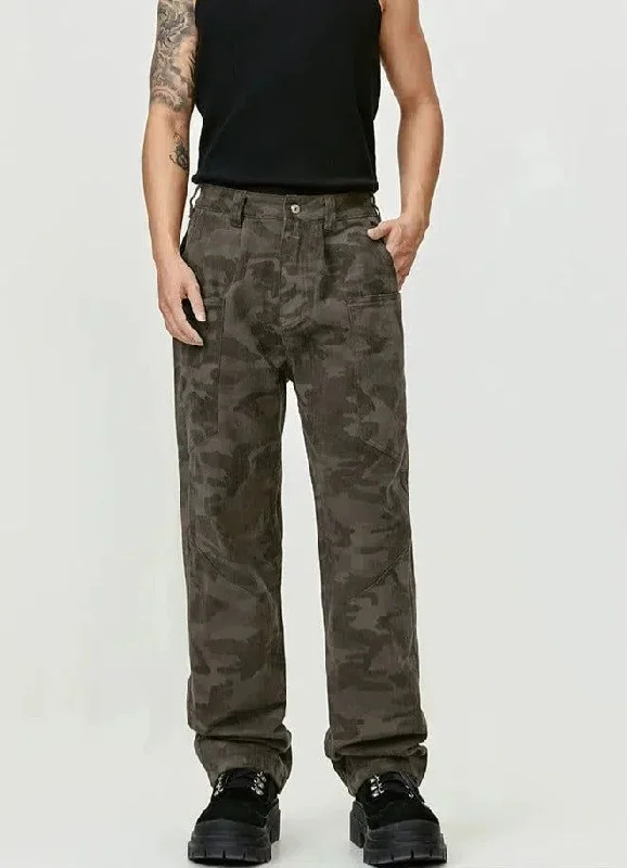 Camouflage Slim Fit Pants