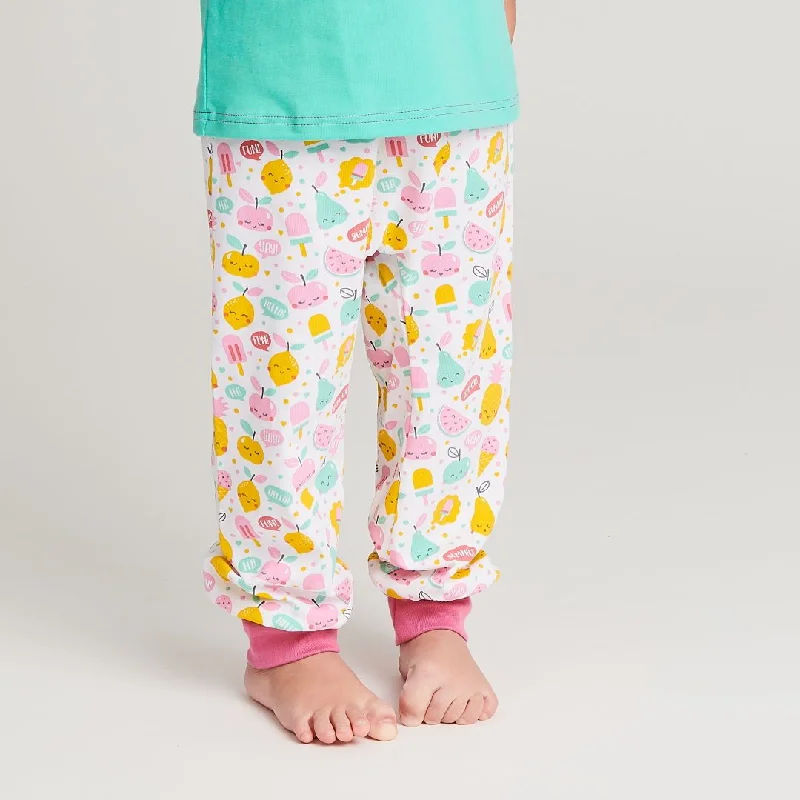 Organic rib pants "Yummy" made from 95% organic cotton and 5% elasthane