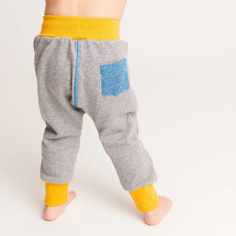 Boy`s Sweatpants "Sweat Grey/Dotties Blue"