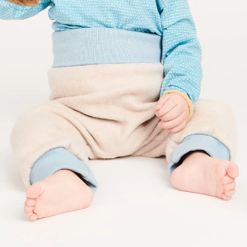 Baby pants "Fleece Nude Marl/Frost"