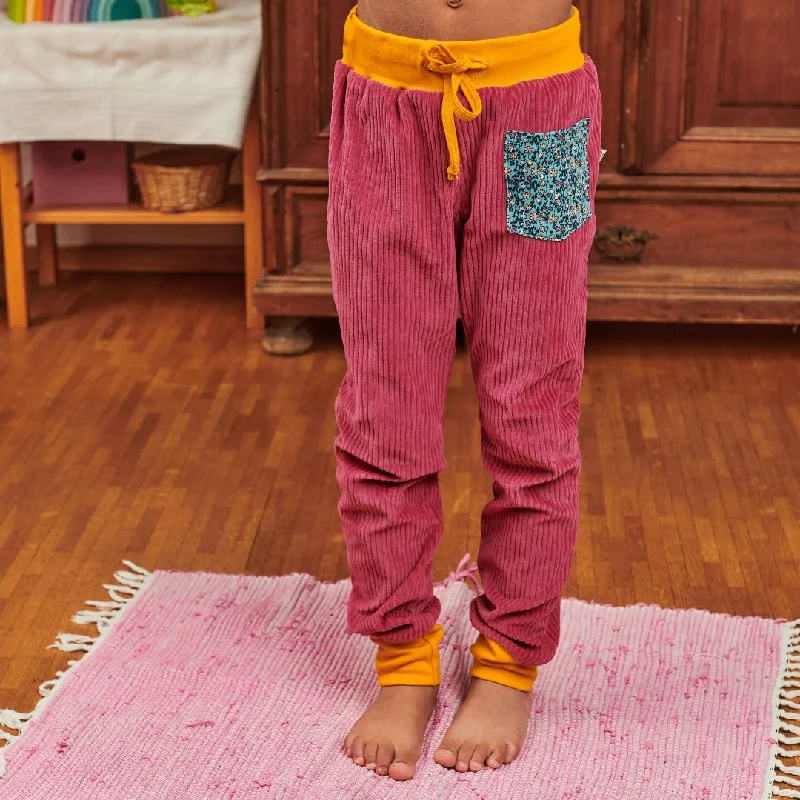 Girls sweatpants "Cordnicki Elder | Missy Flower" - 100% organic cotton