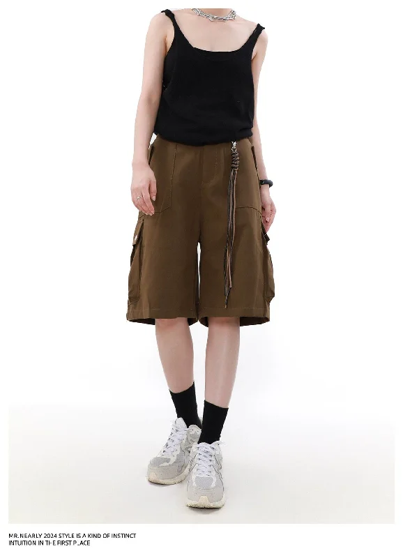 Lanyard Big Pocket Cargo Shorts