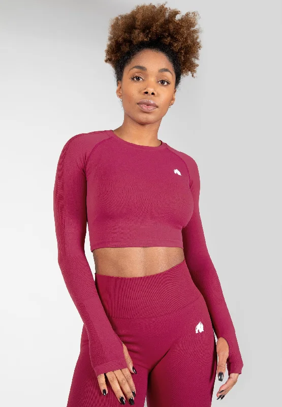 Hilton Seamless Long Sleeve - Fuchsia