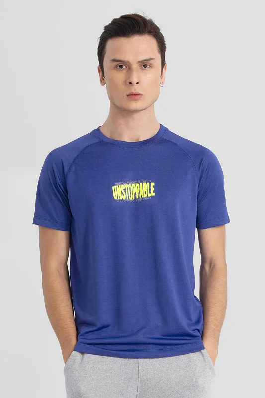 Unstoppable cobalt Blue Active T-Shirt