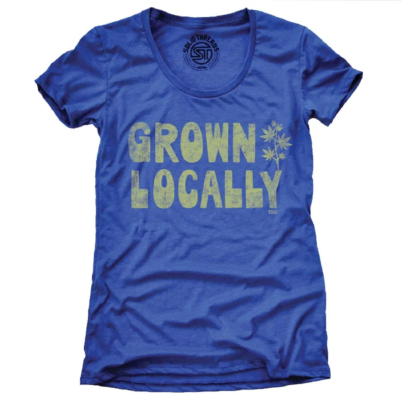 Women's Ganja Grown Locally  T-shirt