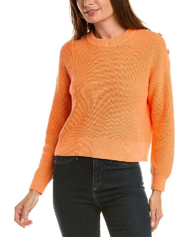 525 America Button Shoulder Sweater