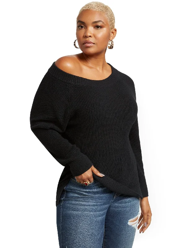 Bateau-Neck Sweater