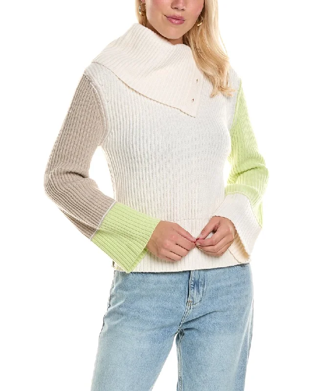 SIMKHAI Flores Wool & Cashmere-Blend Sweater