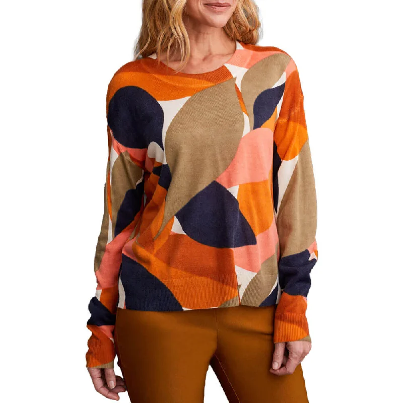 Tribal Crew Neck Printed Sweater - DesertSun