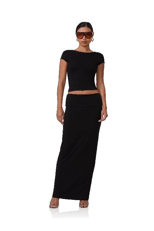 Esin Maxi Skirt - Noir