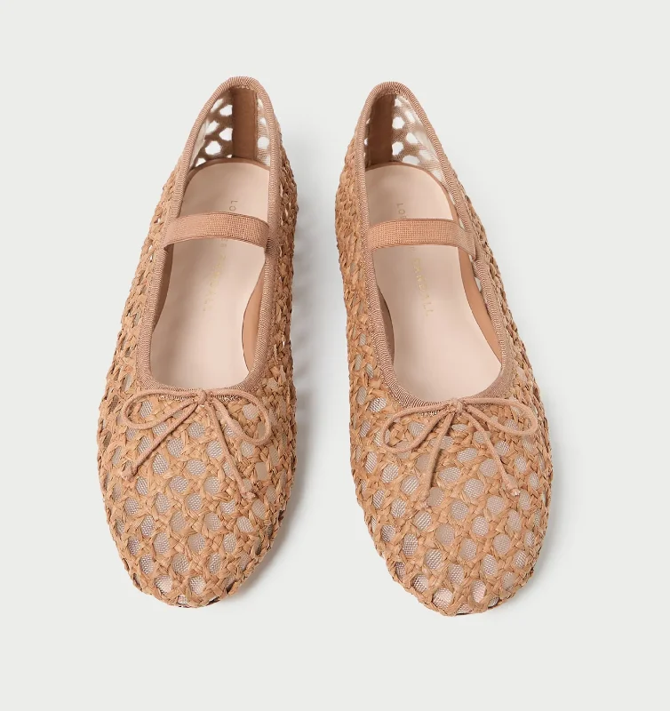 Loeffler Randall Leonie Crochet Flat