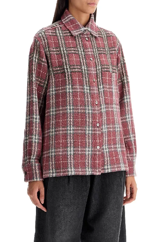 Golden Goose Tweed Overshirt With Applique