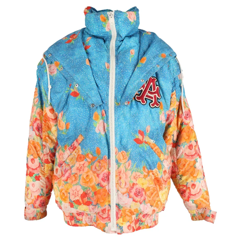 Gucci x La Dodger x Chikae Ide Floral Manga Anime Down Jacket in Multicolor Polyester