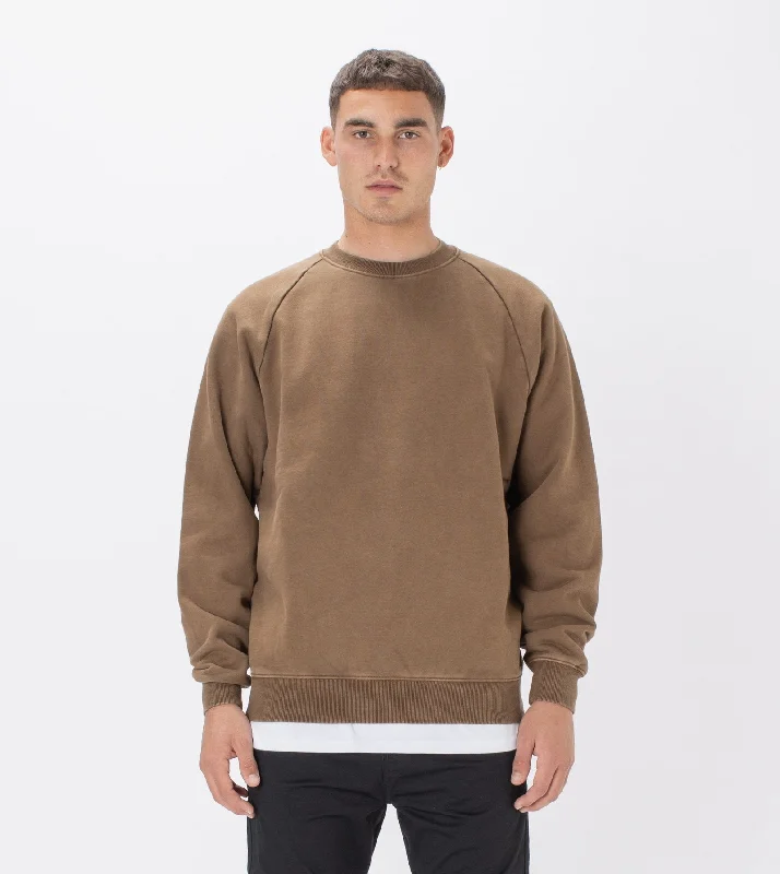 LOWGO RAGLAN CREW SWEAT | GD BRONCO