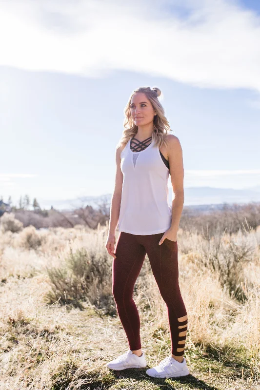 Mesh Tank Top in White (XS, S, M, XL) - Final Sale