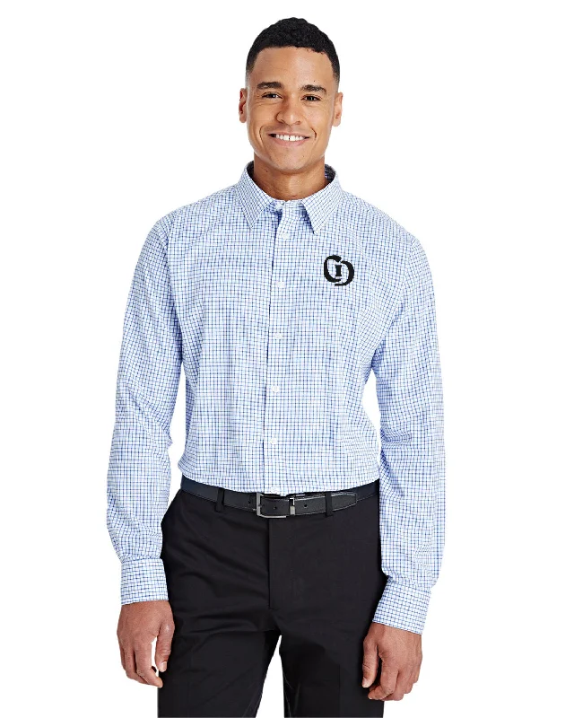 Devon & Jones CrownLux Performance Micro Windowpane Shirt