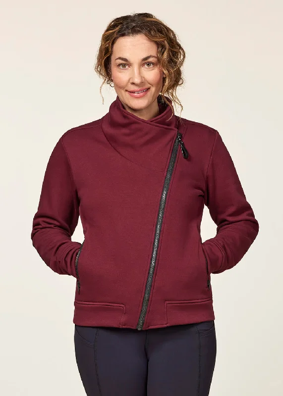 Wrap Front Fleece Jacket