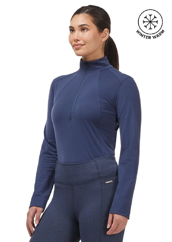 In Stride Quarter Zip Fleece Tech Top