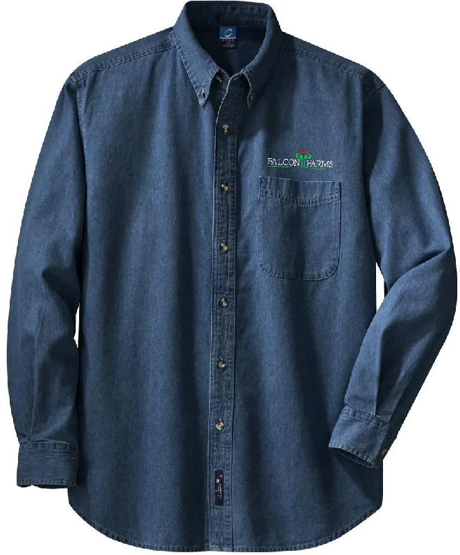 Port & Company Long Sleeve Value Denim Shirt