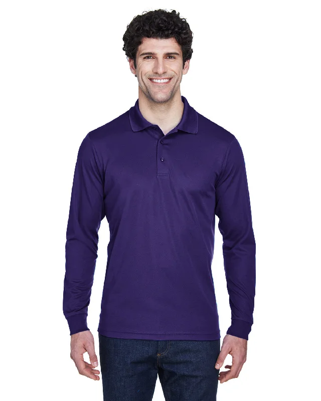 OUTLET-Core 365 Pinnacle Performance Long-Sleeve Pique Polo