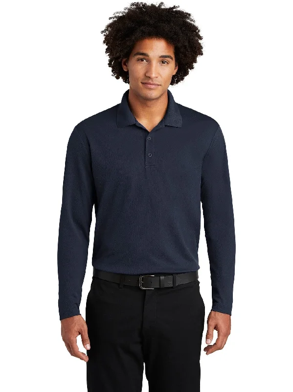 OUTLET-Sport-Tek PosiCharge RacerMesh Long Sleeve Polo