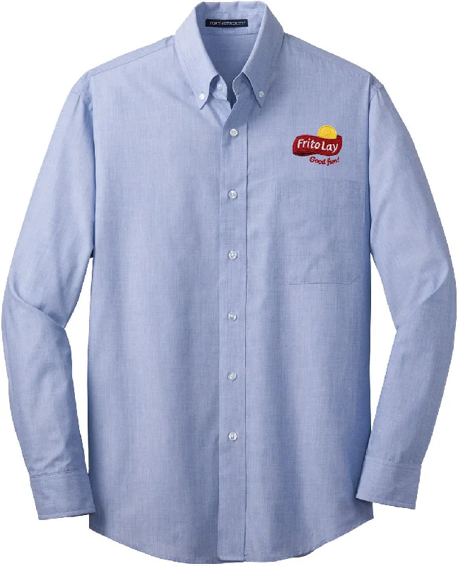 Port Authority Tall Crosshatch Easy Care Shirt