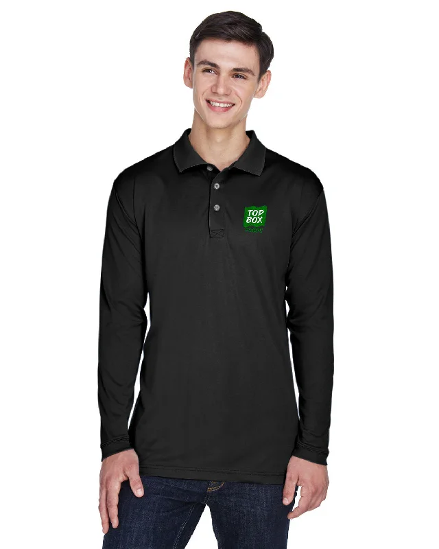 UltraClub Cool & Dry Sport Long-Sleeve Polo